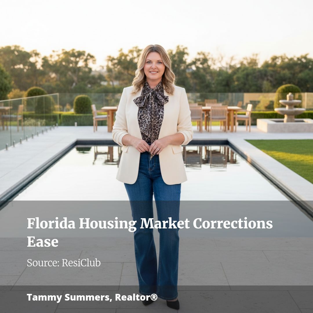 Florida’s housing market corrections continue to lose intensity—see the data across the state