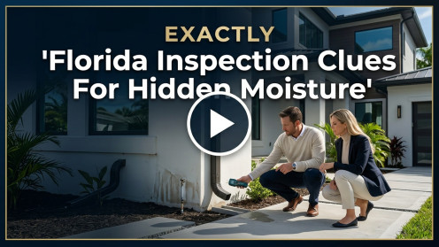 Florida Inspection Clues for Hidden Moisture | @TammyFraserSummers